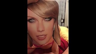 Taylor Swift cum facial wife handjob