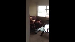 Hubby spying on wife cheating with a friend