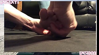 ENSEXY1: Foot Worship & Cumshot for Hotwife - Humilation for Cuckold