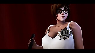Overwatch Mei Fuck  rise and Cum  teen