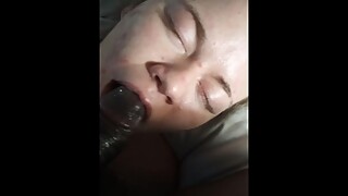 My girlfriend pretends to be asleep to avoid getting caught