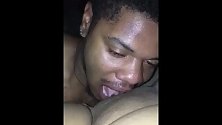 Swallowing My Girlfriend Pussy