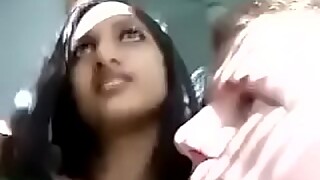 Indian Woman kissing her white boyfriend  - Pornyousee.com