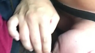 *CEMETERY BLOW JOB* Wife chokes on BBC while deepthroating cum load!